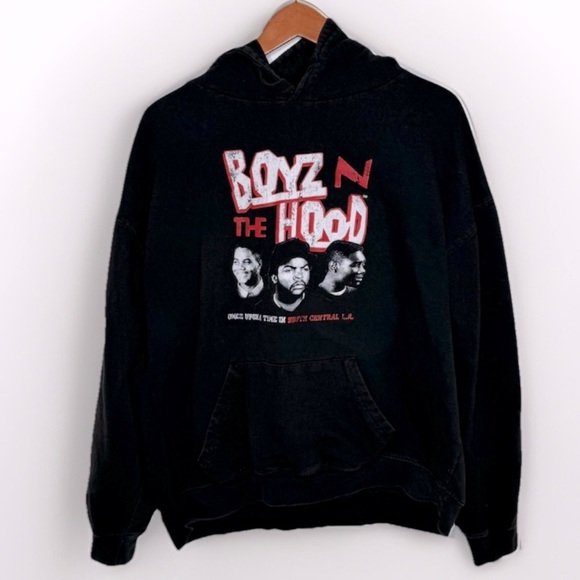 Boyz n the hood Other - Vintage 90s Boyz N The Hood Men’s 2XL Black Graphic Hoodie | Pullover